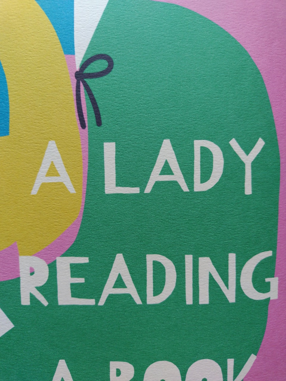 A-141【READING A BOOK】アート