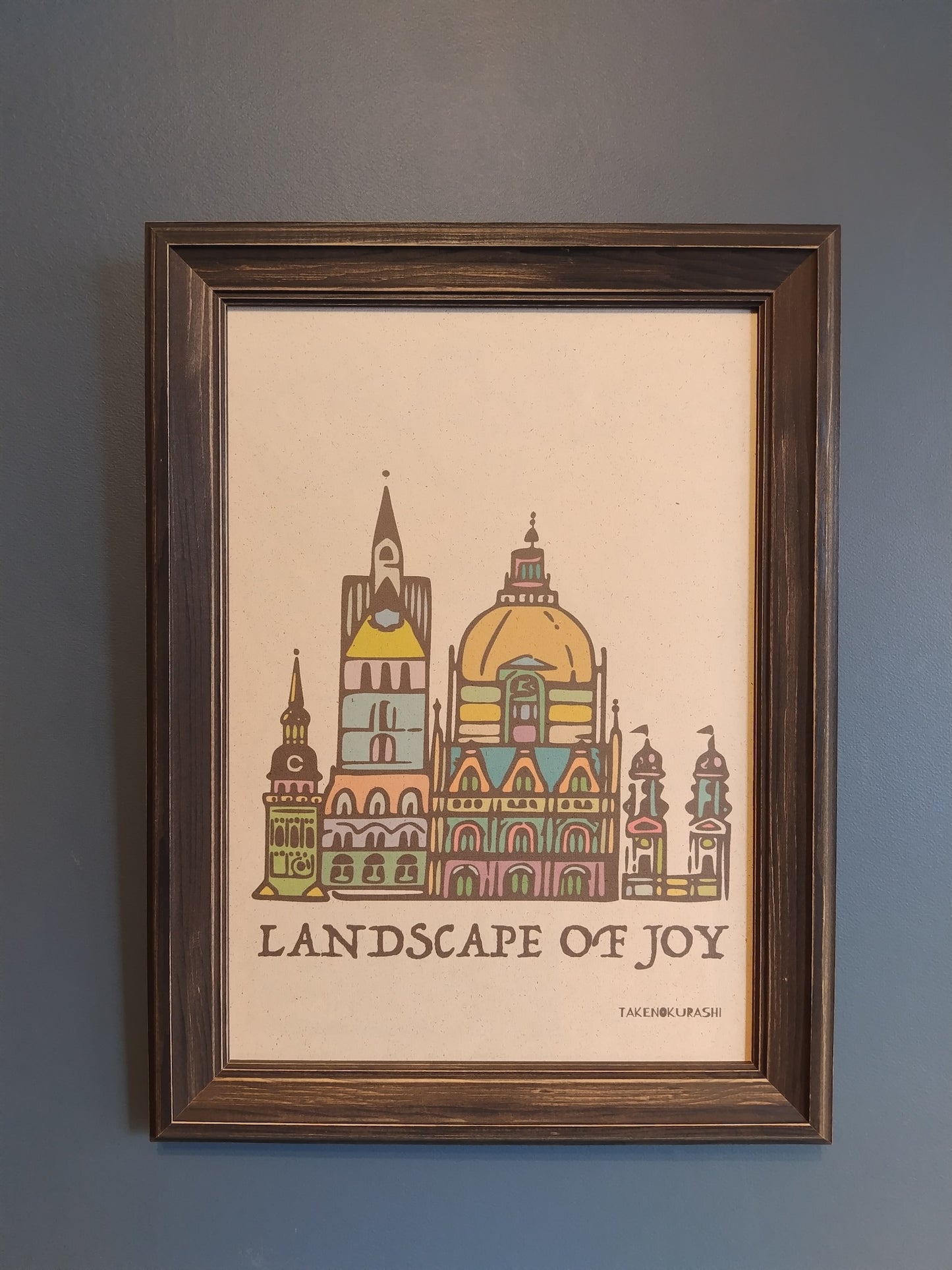 A-083【LANDSCAPE OF JOY】アート(CL)
