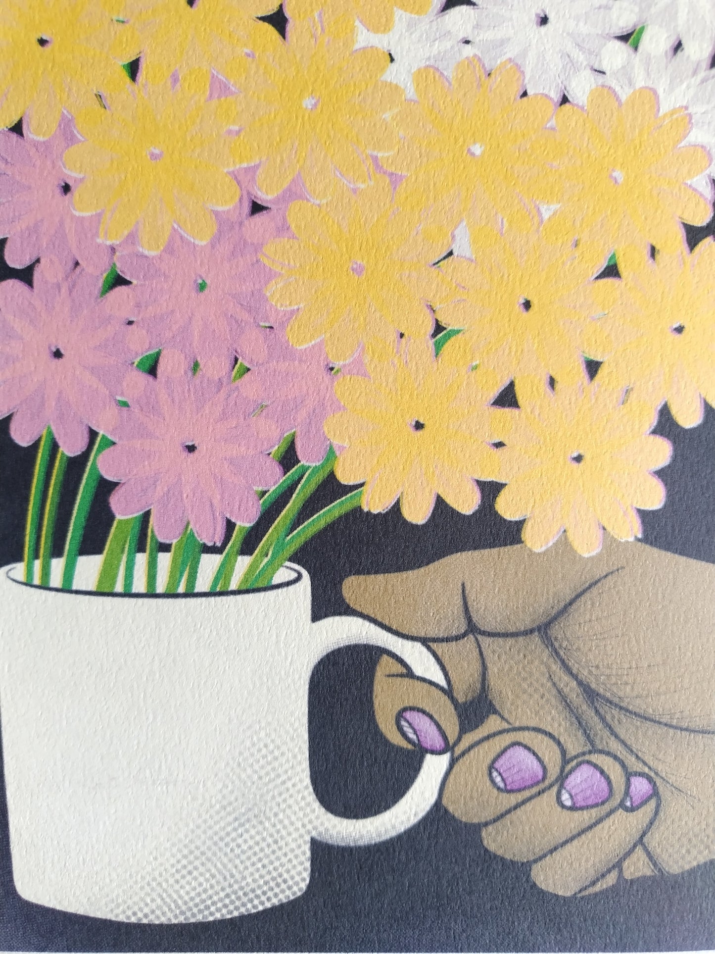 A-071【FLOWER COFFEE】アート