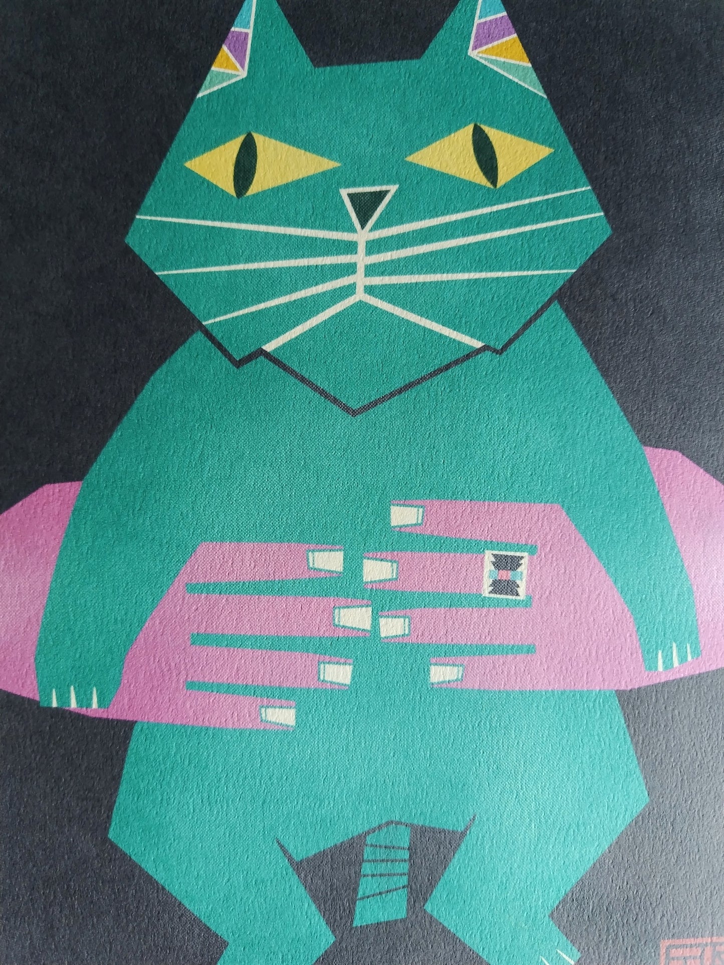 A-064【MY CAT】invite me アート