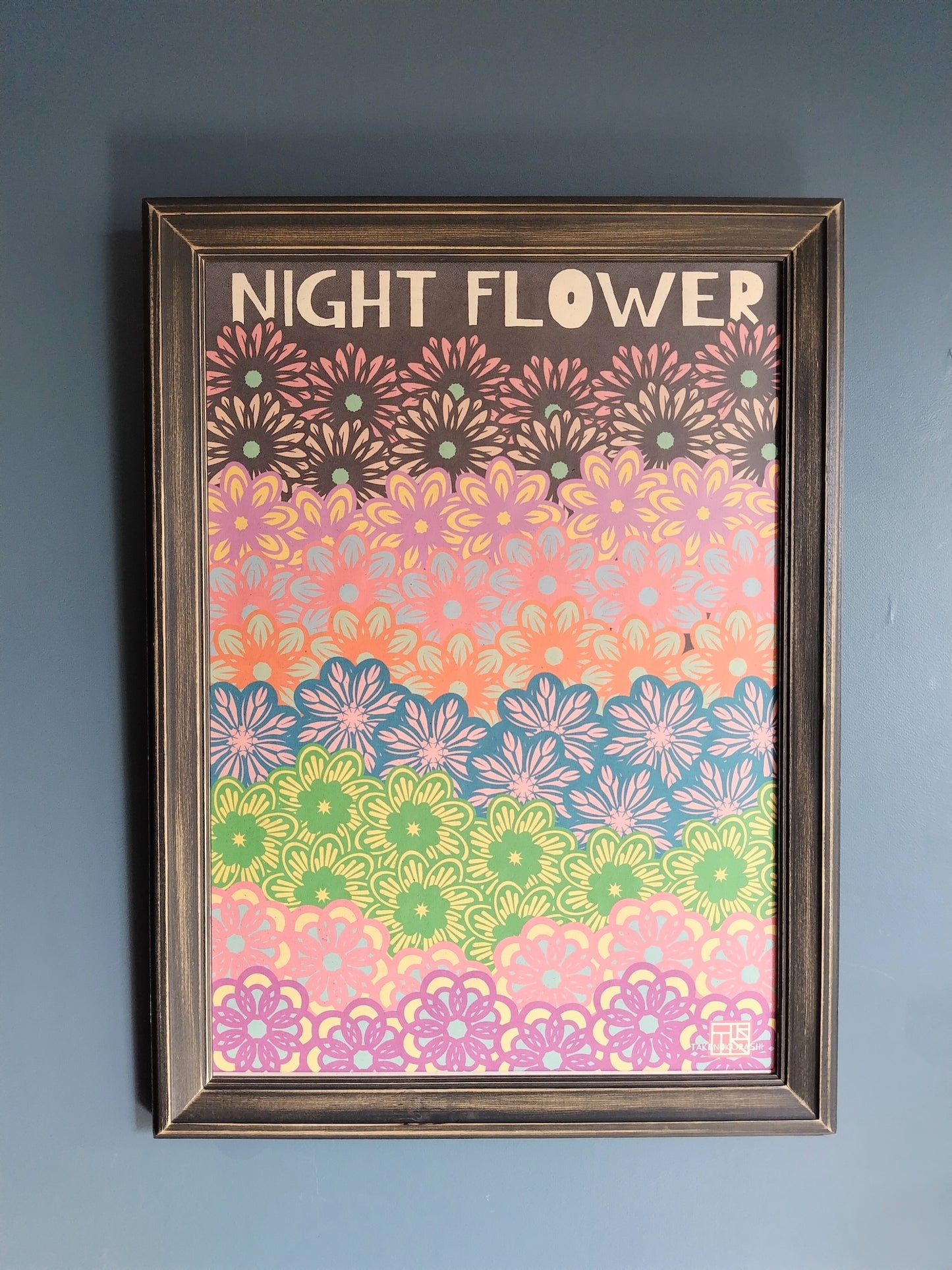 A-056【NIGHT FLOWER】アート