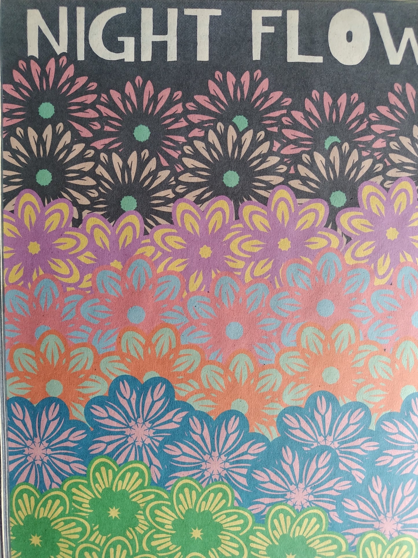 A-056【NIGHT FLOWER】アート