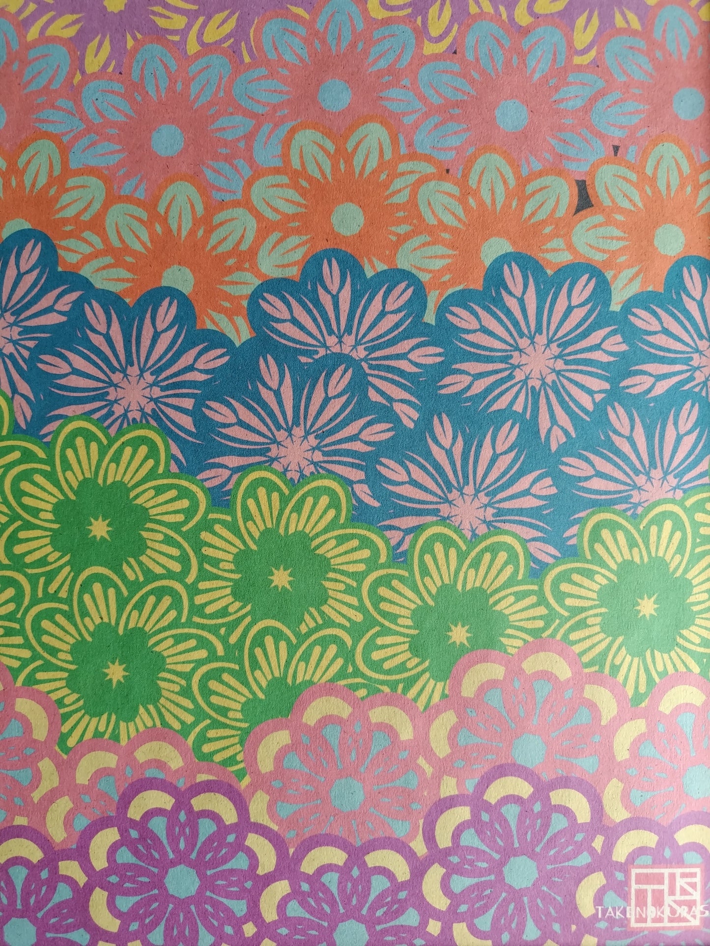 A-056【NIGHT FLOWER】アート