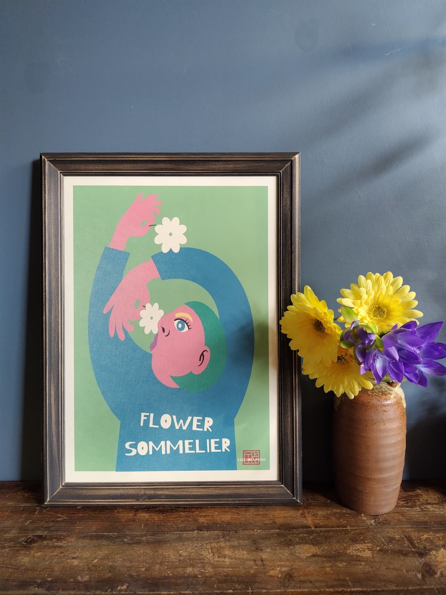 A-051【FLOWER SOMMELIER】アート