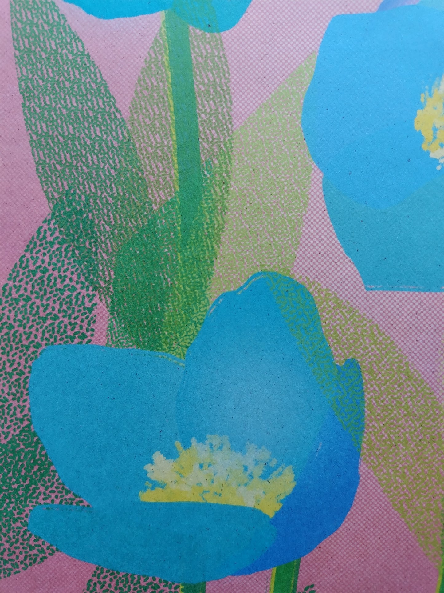 A-038【BLUE POPPY】 アート