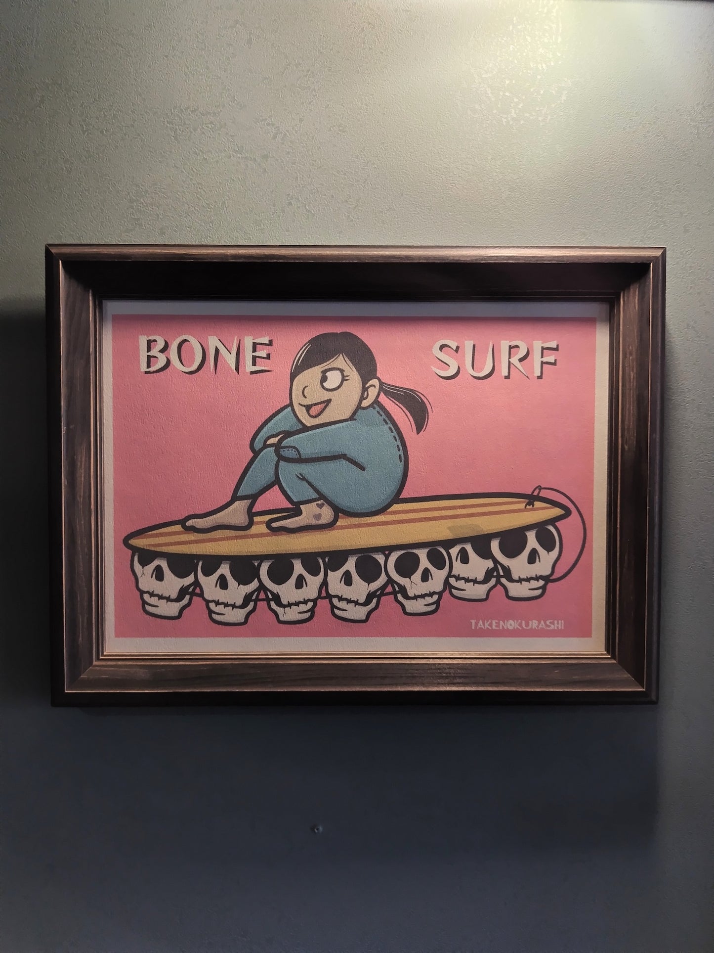 A-032【BONE SURF】アート