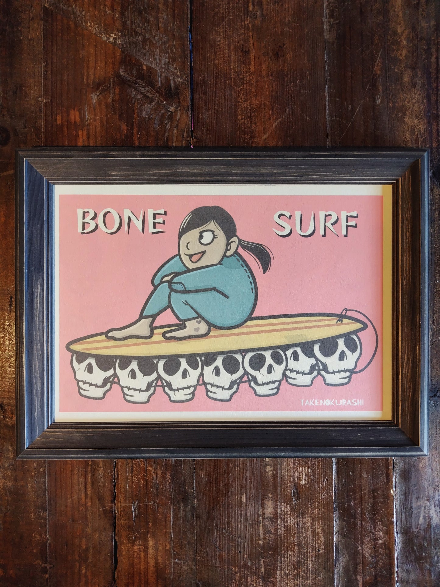 A-032【BONE SURF】アート