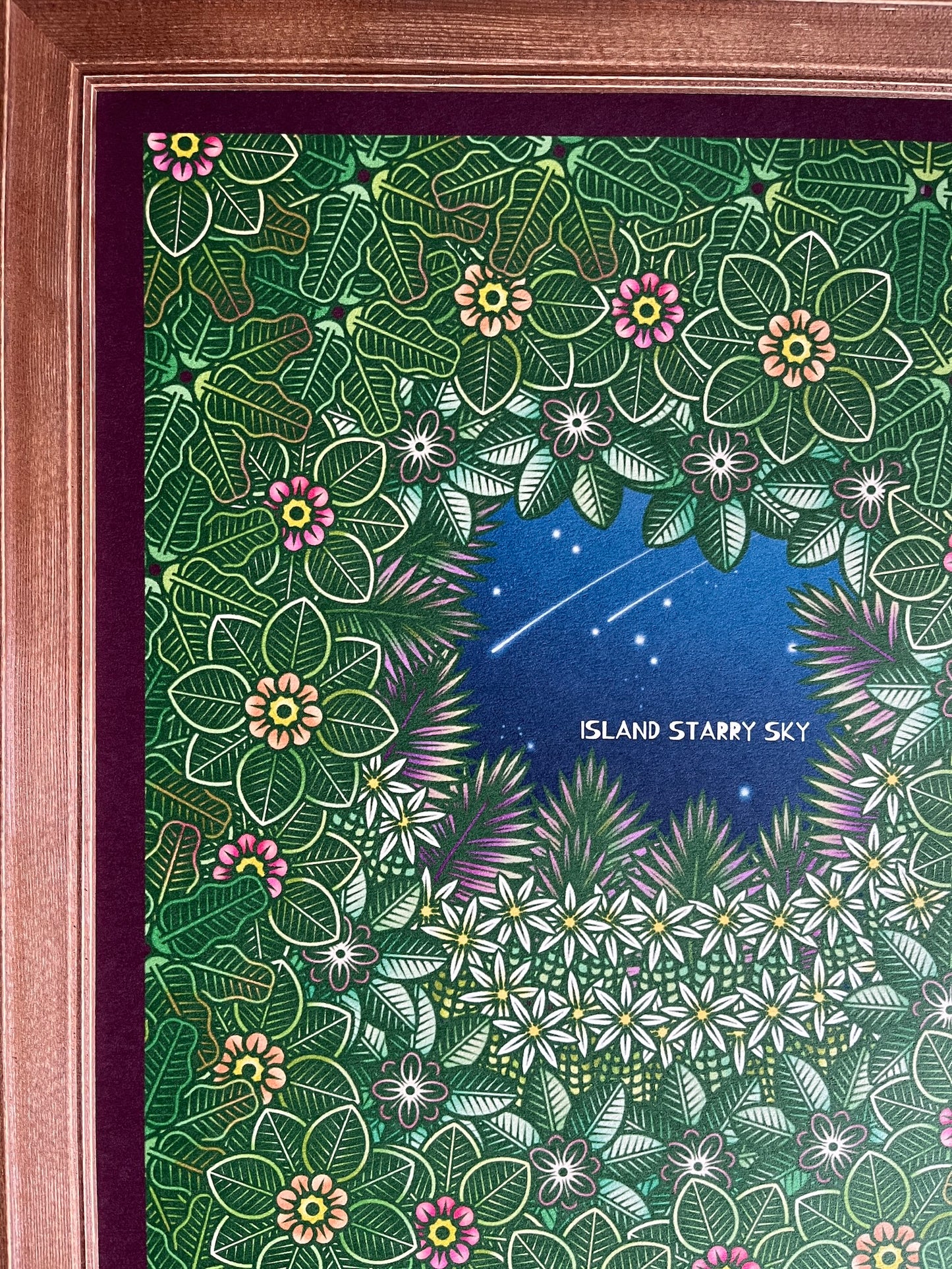 A-114【DELUXE】ISLAND STARRY SKY アート
