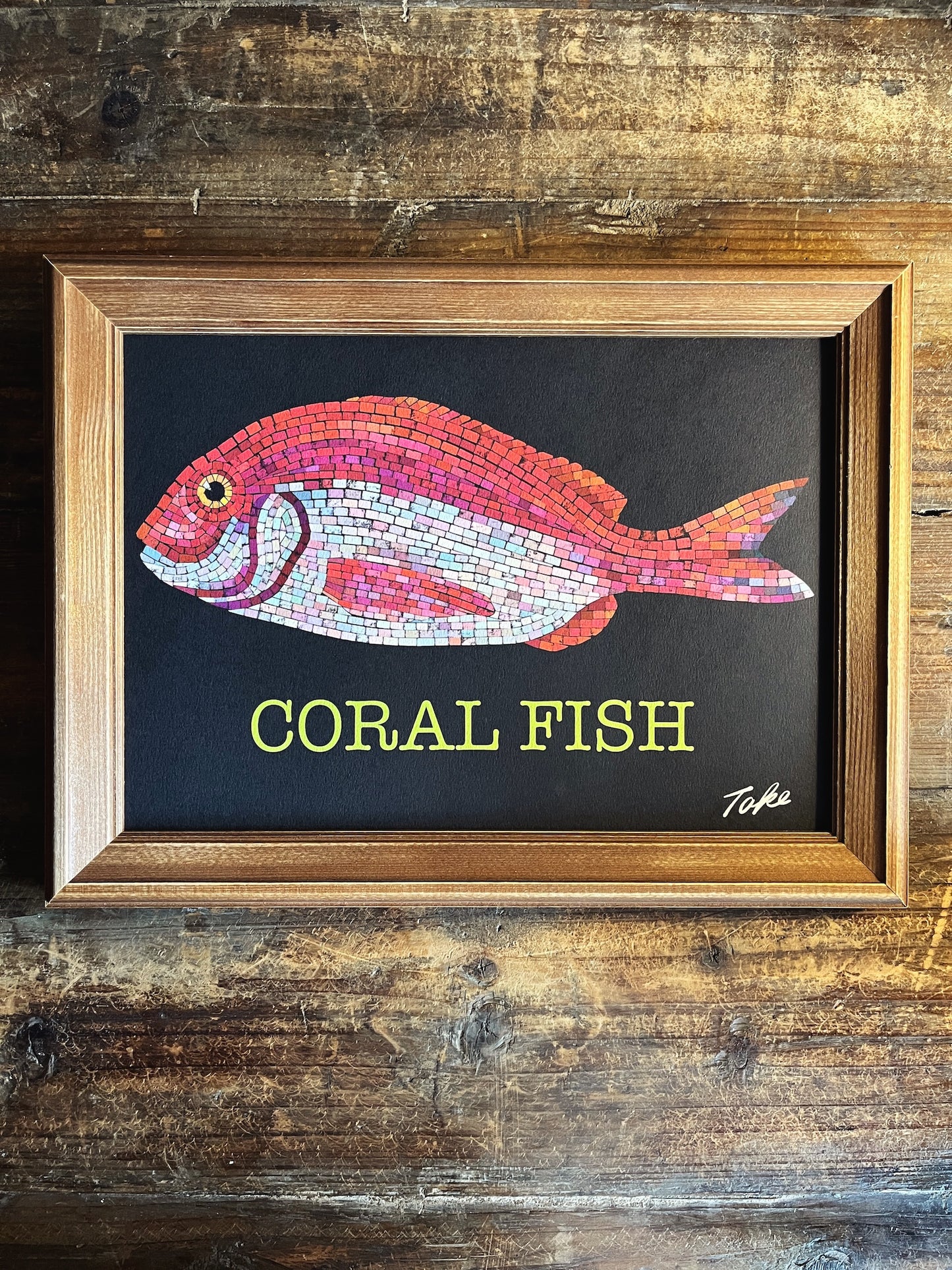 A-009【CORAL FISH】アート