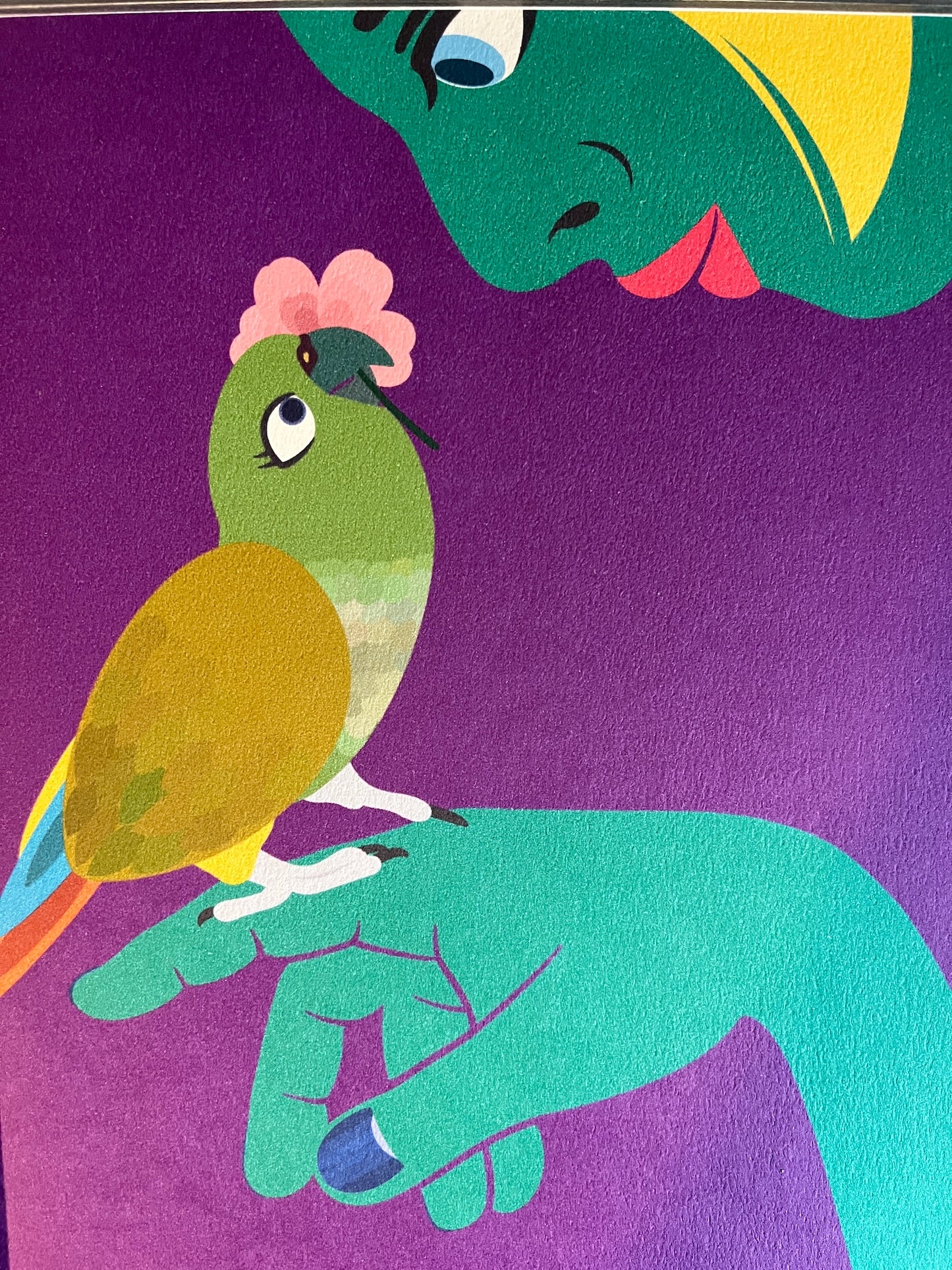 A-008【MY PARAKEET】アート
