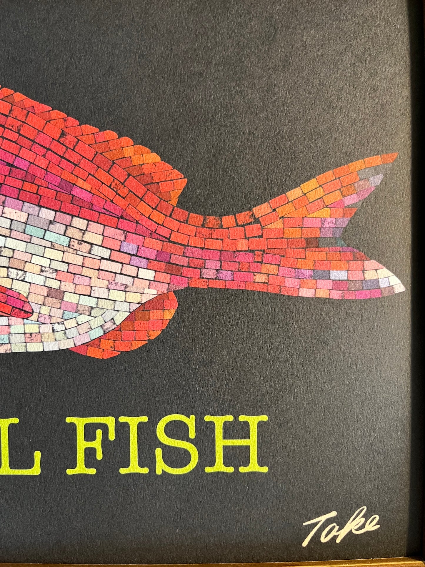 A-009【CORAL FISH】アート