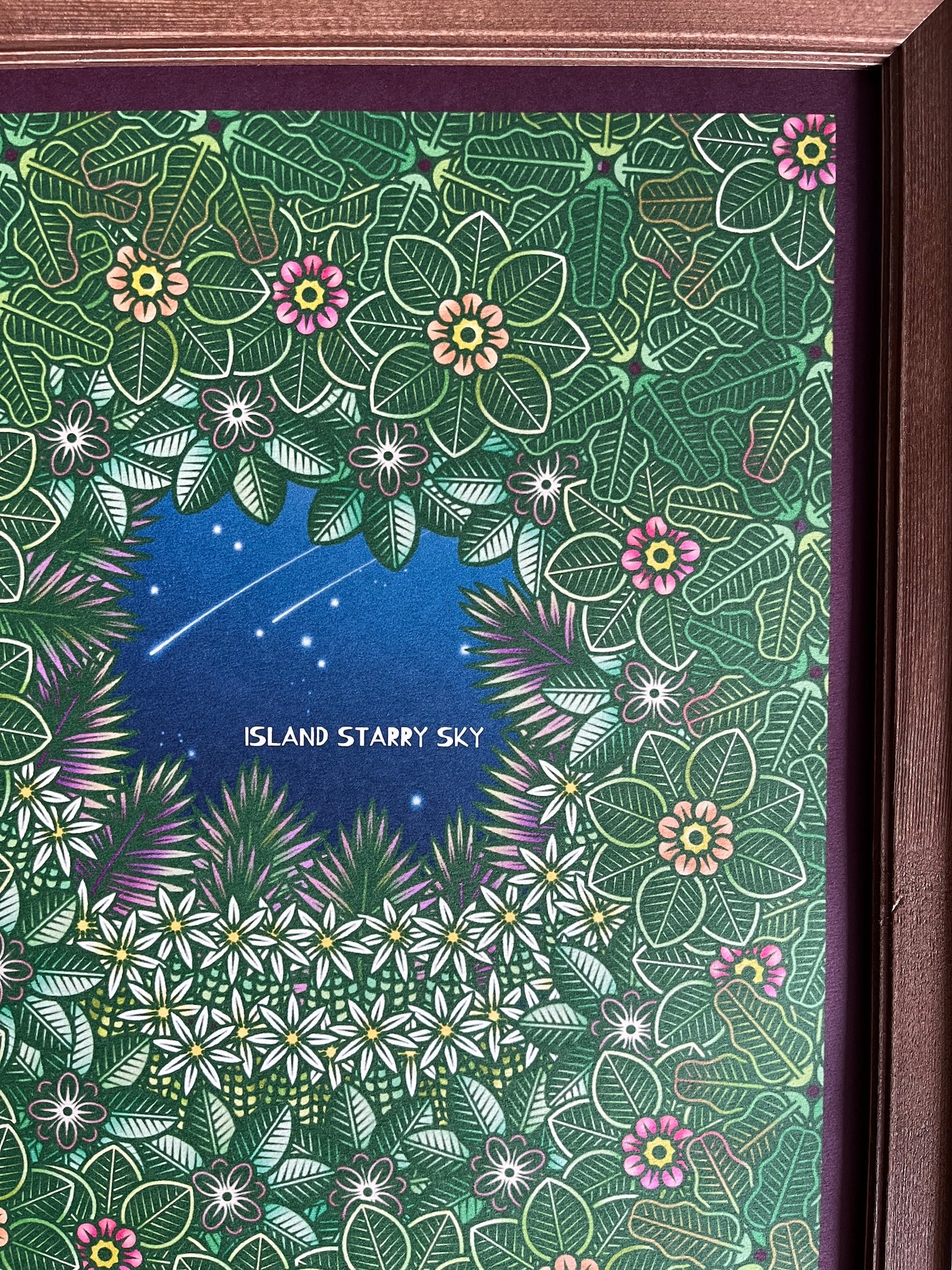 A-114【DELUXE】ISLAND STARRY SKY アート