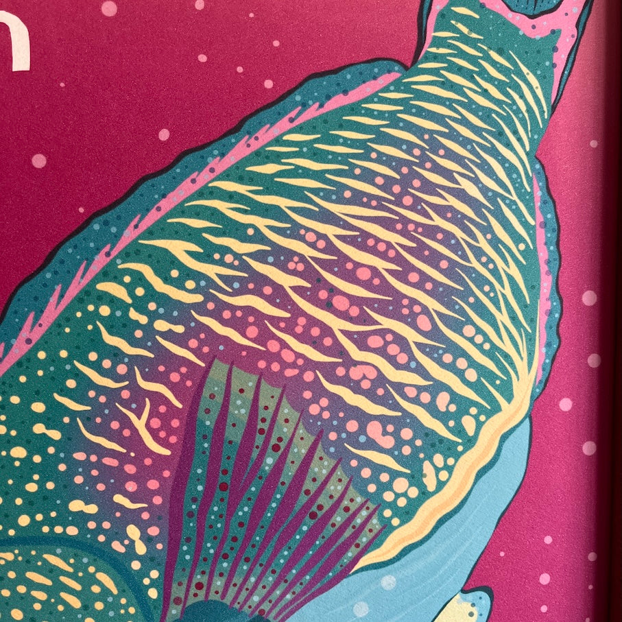 A-005【Parrot fish】 デザインアート