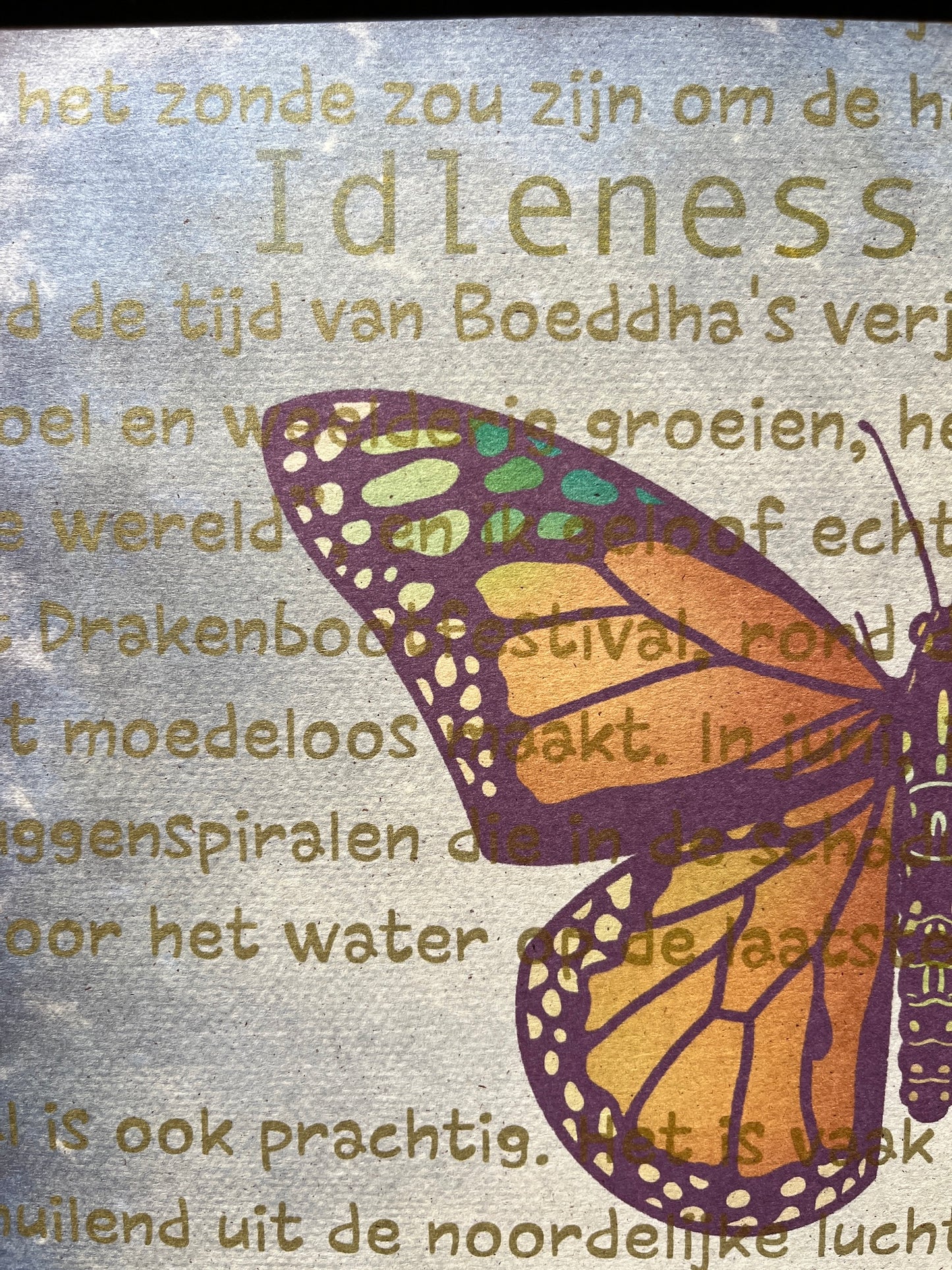 IDLENESS BUTTERFLIES