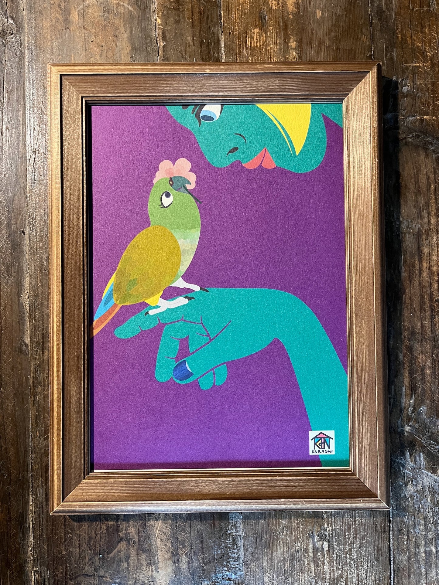 A-008【MY PARAKEET】アート