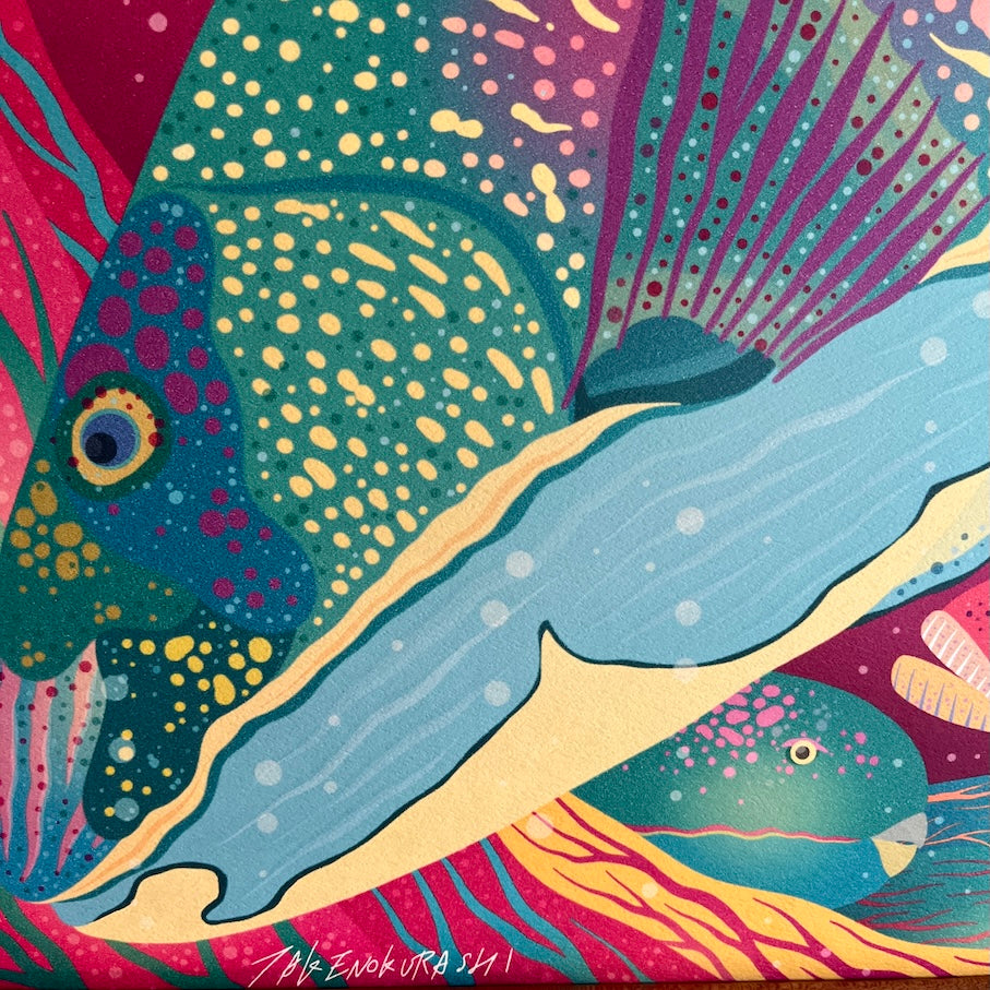 A-005【Parrot fish】 デザインアート