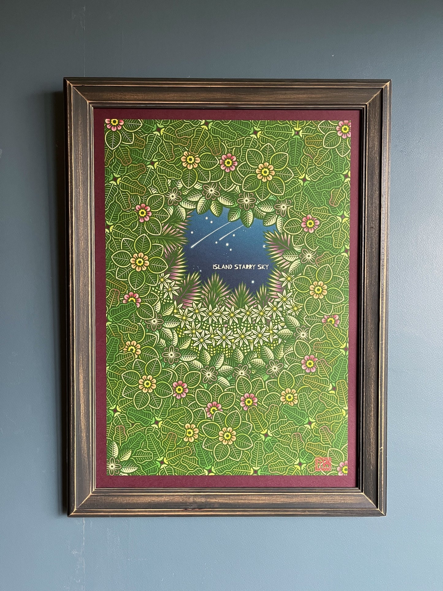A-114【DELUXE】ISLAND STARRY SKY アート