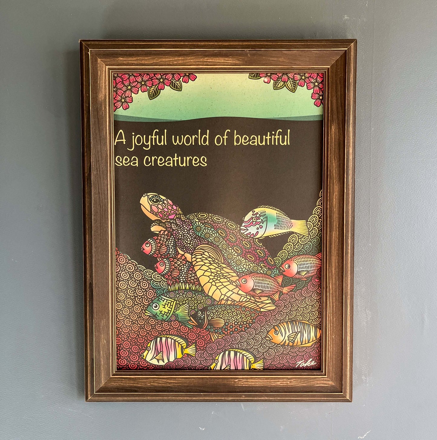 A-003【JOYFUL WORLD 】 デザインアート
