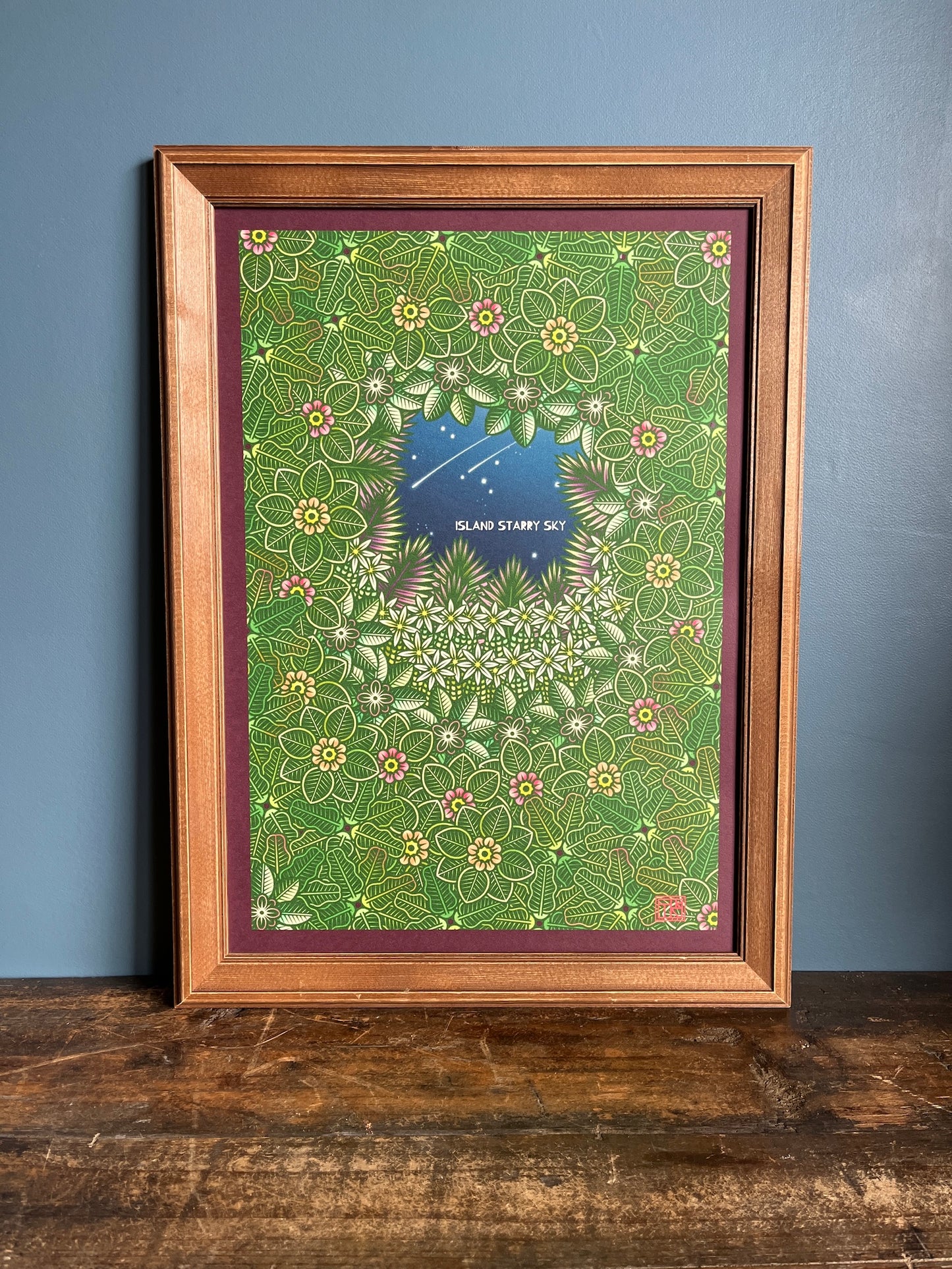 A-114【DELUXE】ISLAND STARRY SKY アート