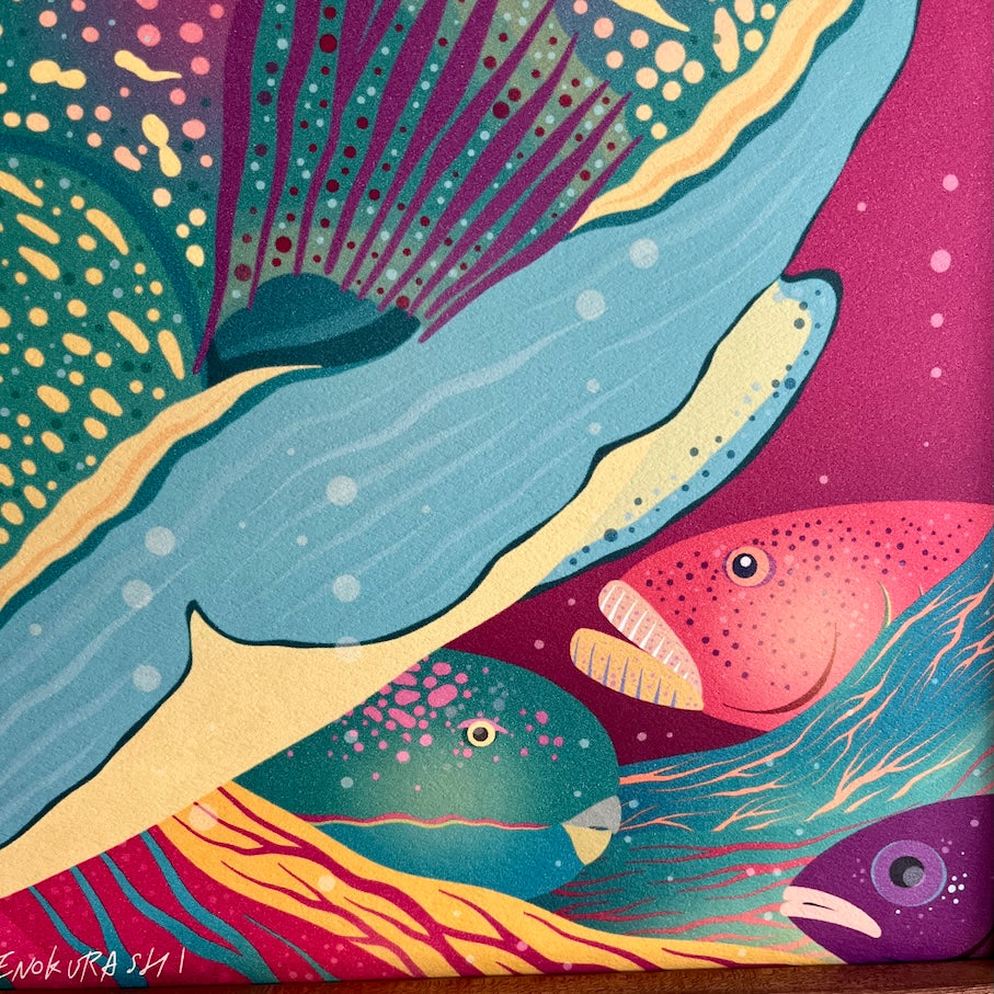 A-005【Parrot fish】 デザインアート