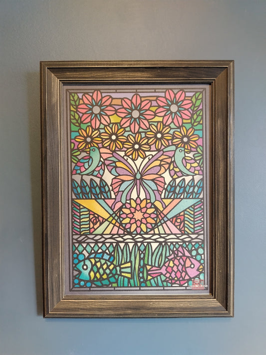 A-077【DELUXE】Stained glass　アート