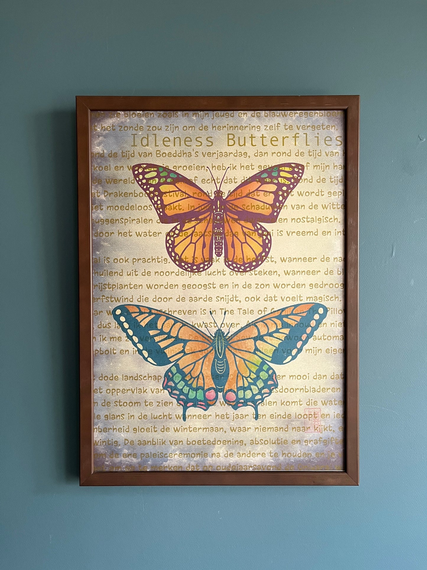 IDLENESS BUTTERFLIES