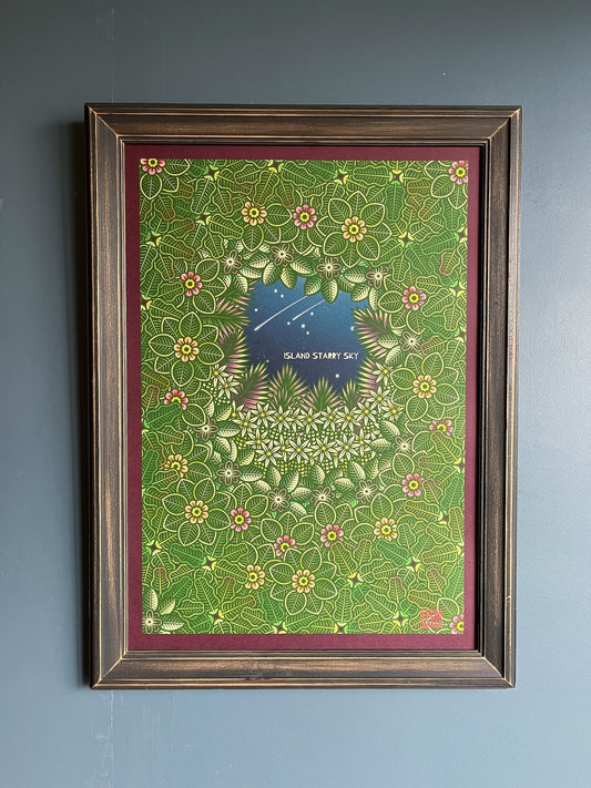 A-114【DELUXE】ISLAND STARRY SKY アート