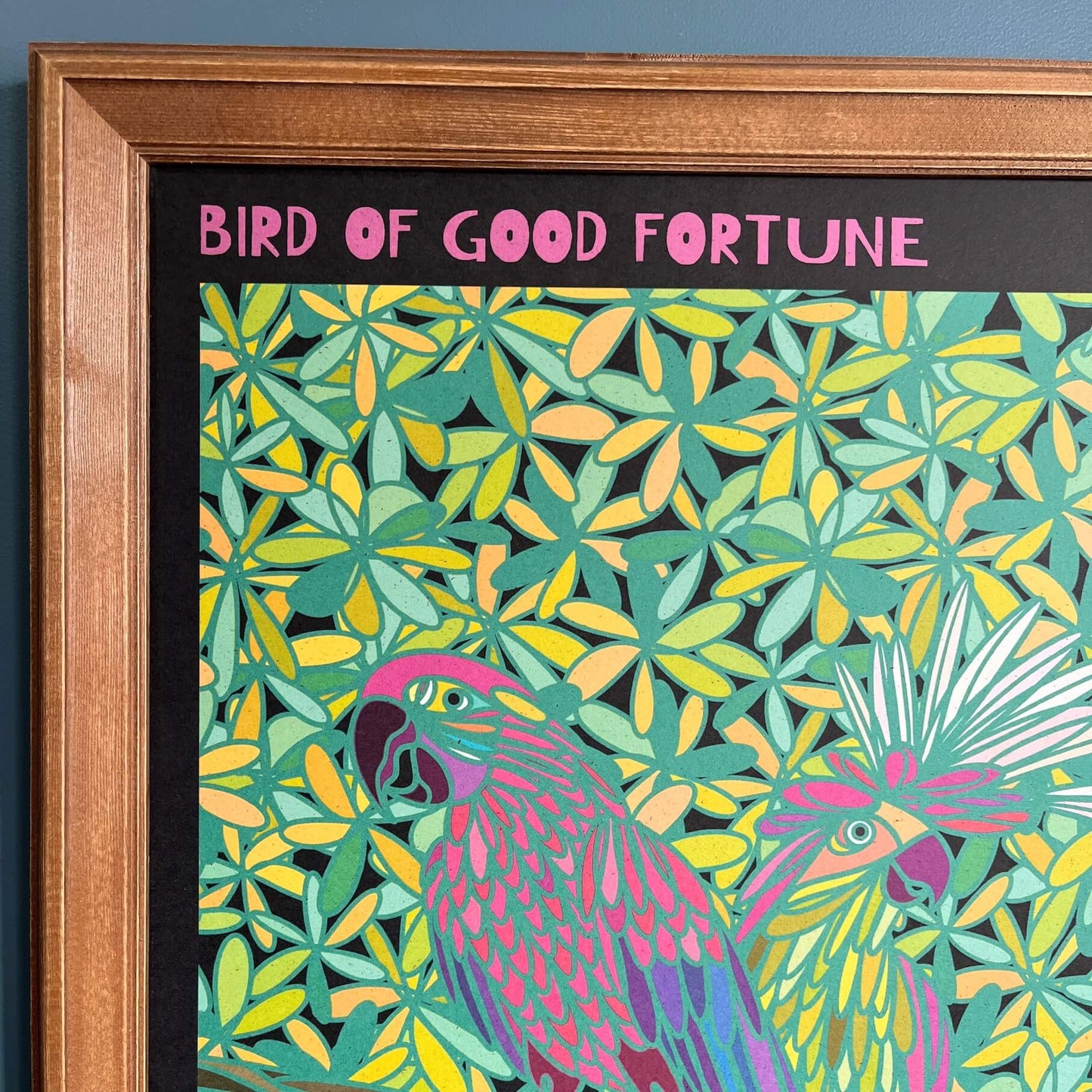 A-149【BIRD OF GOOD FORTUNE】 デザインアート